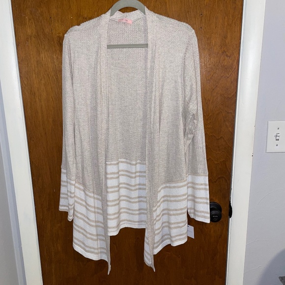 1XL Two-Tone Cardigan - Picture 9 of 15